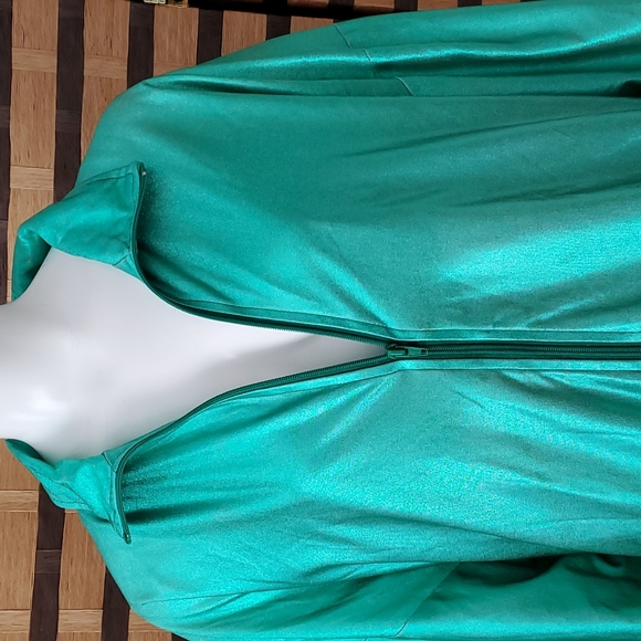 Marshall Rousso Metallic Green lined jacket - Picture 2 of 10